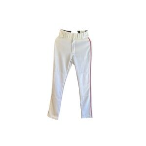 NWT Easton Adult Rival+ piped white red baseball pants Sz XS